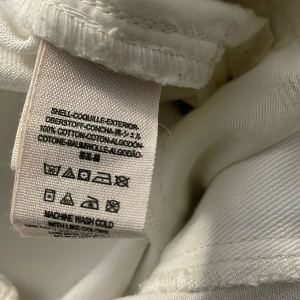 Free People Crème Denim Shorts Size 28 - Picture 7 of 7